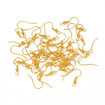 Brass Earring Hooks KK-YW0001-28G-1