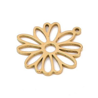 5Pcs 201 Stainless Steel Pendants STAS-K299-03A-G-1