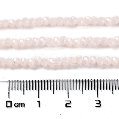 Baking Paint Imitation Jade Glass Bead Strands DGLA-A034-J2MM-A14-1