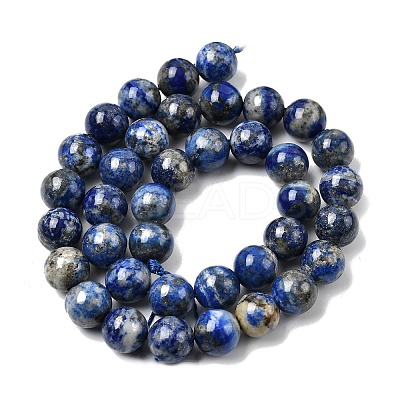 Natural Lapis Lazuli Beads Strands G-G344-A09-10mm-1