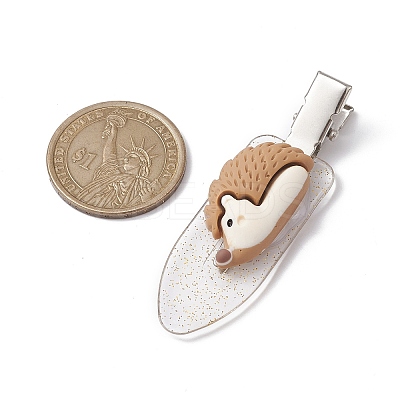 Forest Animal Theme Opaque Resin Alligator Hair Clips PHAR-JH00099-1