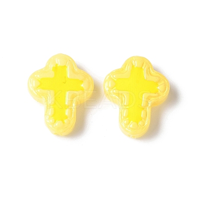 Baking Paint Glass Enamel Beads BLOW-D300-06O-1