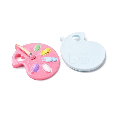 Opaque Resin Cabochons RESI-K049-02-1