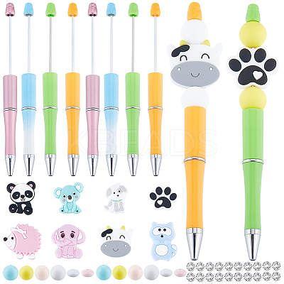 DIY Animal Beaded Pen Making Kit DIY-SC0023-10-1