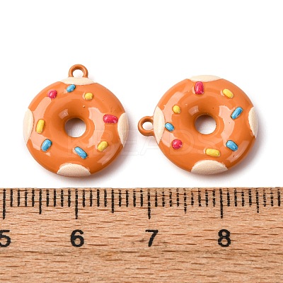 Baking Paint Alloy Pendants FIND-G097-05F-1