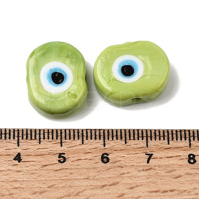 Handmade Evil Eye Lampwork Beads LAMP-G168-02-05-1