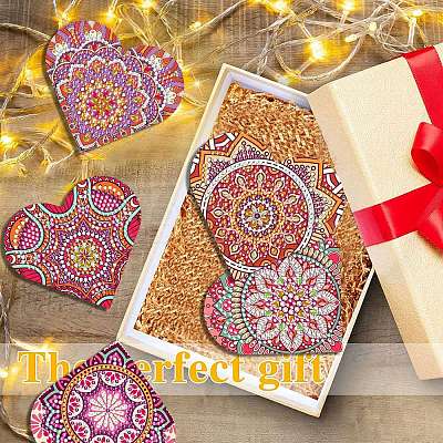 6Pcs Bookmark DIY Diamond Painting Kit PW-WG58342-01-1