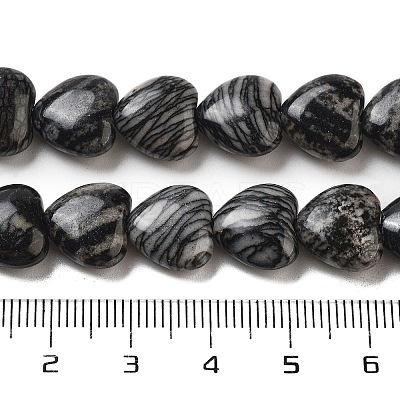 Natural Black Netstone Beads Strands G-B022-27C-1