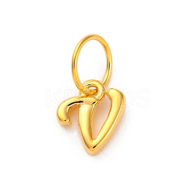 925 Sterling Silver Letter Charms with Jump Rings LS-STER-R008-01G-V-1
