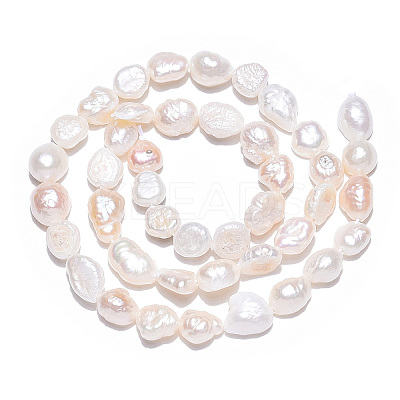 Natural Cultured Freshwater Pearl Beads Strands LS-PEAR-N014-06A-1