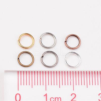 1 Box 6 Color Iron Open Jump Rings IFIN-JP0012-6mm-1