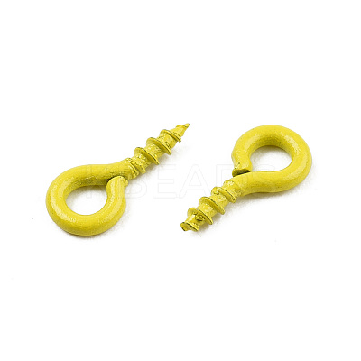 Spray Painted Iron Screw Eye Pin Peg Bails LS-IFIN-N010-002A-14-1
