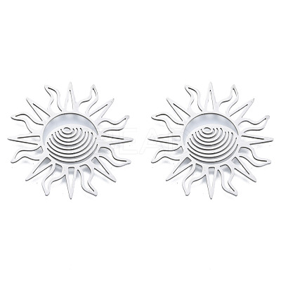 Non-Tarnish 201 Stainless Steel Filigree Joiners STAS-N090-LA950-1-1