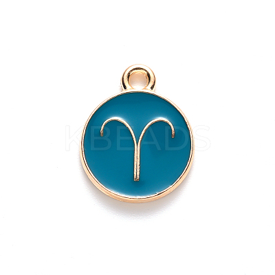 Alloy Enamel Pendants LS-ENAM-S124-01B-05A-1