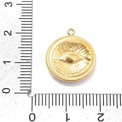 304 Stainless Steel Enamel Rhinestone Pendants RESI-R155-020G-03-1