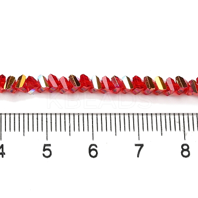 Transparent Glass Beads Strands EGLA-P061-04A-AB07-1