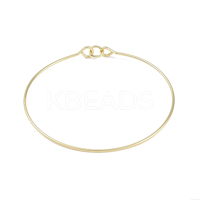 Brass Bangles for Women KK-U020-18G-1