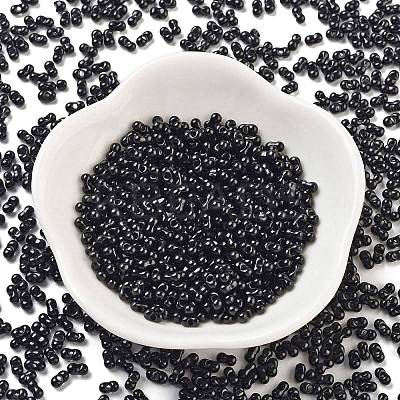 Baking Paint Glass Seed Beads SEED-A033-04A-1