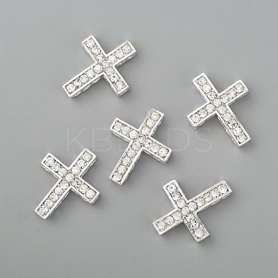 Alloy Rhinestone Beads RB-C1343-01S-1
