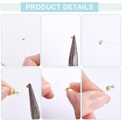 800Pcs 4 Style 304 Stainless Steel Spacer Beads STAS-UN0025-52-1
