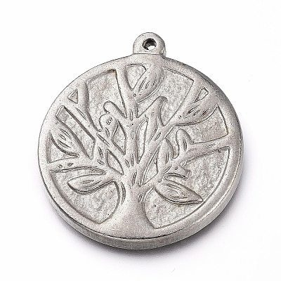 Non-Tarnish 304 Stainless Steel Pendants STAS-Z014-05P-1