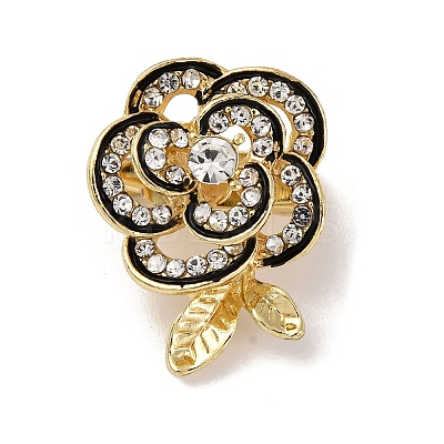 Zinc Alloy Rhinestone  Lapel Pins for Backpack Clothes LS-JEWB-D305-02D-G-1