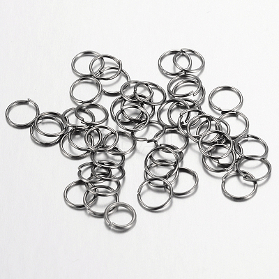 Iron Open Jump Rings IFIN-A018-4mm-B-1