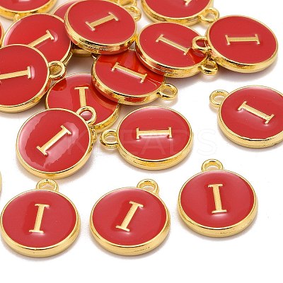 Golden Plated Alloy Enamel Charms LS-ENAM-S118-03I-1
