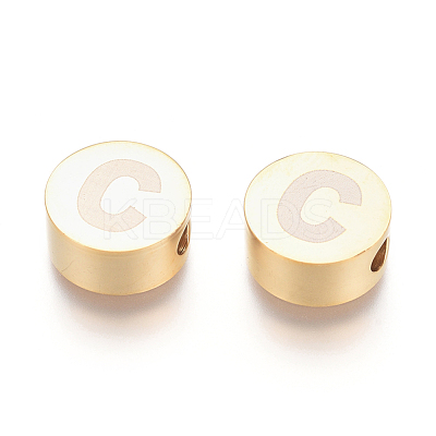 304 Stainless Steel Beads STAS-I126-02G-C-1
