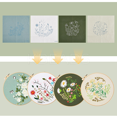 DIY Embroidery Kits For Beginner DIY-WH20011-73A-1