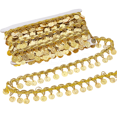 Metallic Braided Lace Trim DIY-WH0308-592-1