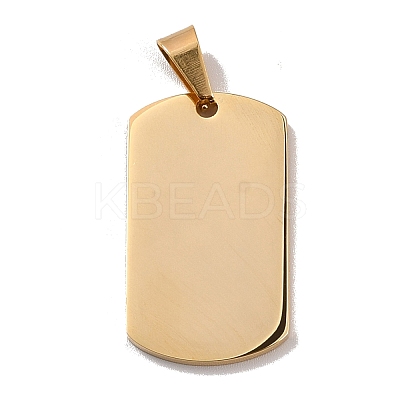 PVD Vacuum Plating 304 Stainless Steel Pendants STAS-D179-08G-1