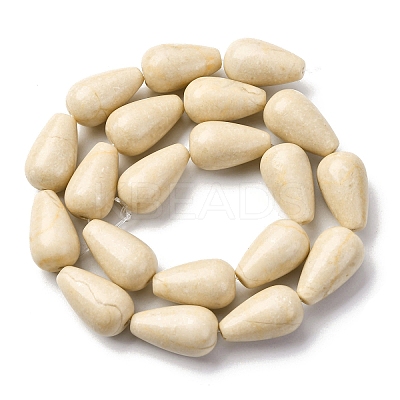 Natural Fossil Beads Strands G-F808-D01-02-1
