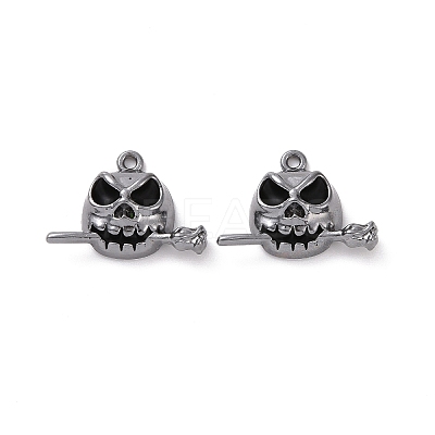 Rack Plating Alloy Enamel Pendants LS-FIND-I037-12B-1
