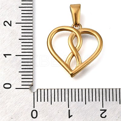 Ion Plating(IP) 304 Stainless Steel Pendants with Rhinestone STAS-Z113-12G-02-1
