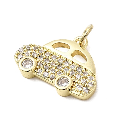Brass Micro Pave Cubic Zirconia Pendants LS-KK-D105-05G-1