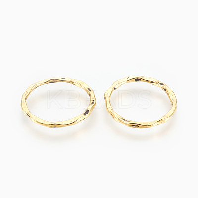 Tibetan Style Linking Rings PALLOY-A017-AG-FF-1