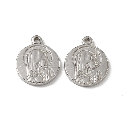 Non-Tarnish 201 Stainless Steel Pendants STAS-J401-VC620-1