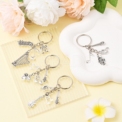 Music Theme Alloy Keychain KEYC-FS00029-02-1