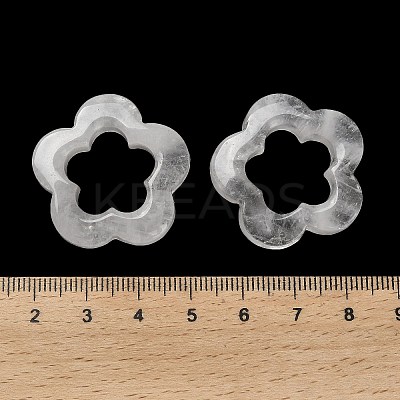 Natural Quartz Crystal Cabochons G-Q190-05A-1