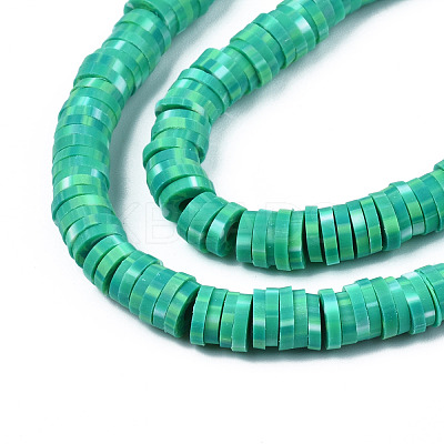 Handmade Polymer Clay Beads Strands CLAY-N008-010F-1
