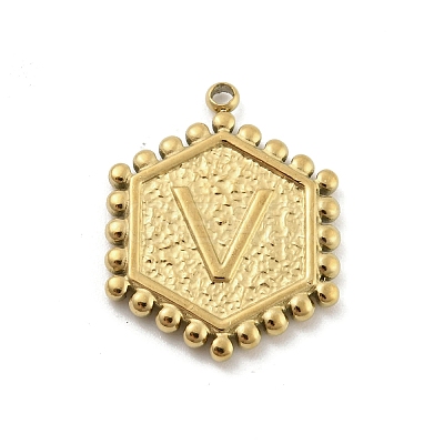 201 Stainless Steel Pendants STAS-R227-01V-G-1