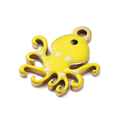 Ion Plating(IP) 201 Stainless Steel Charms STAS-A101-01B-01G-1