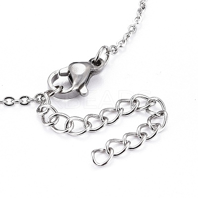 Non-Tarnish 304 Stainless Steel Pendant Necklaces LS-NJEW-Z007-01P-1