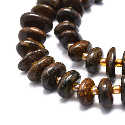 Natural Bronzite Beads Strands G-E569-J07-1