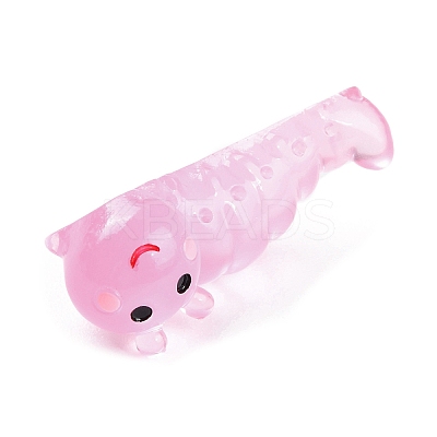 Luminous Resin Worm Ornament DJEW-R011-01A-04-1