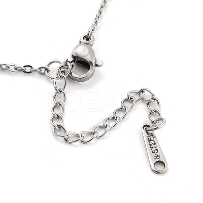 Non-Tarnish 304 Stainless Steel Pendant Necklaces LS-NJEW-P306-01P-1