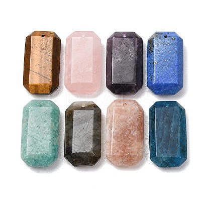 Natural Mixed Stone Pendants G-H325-03-M-1