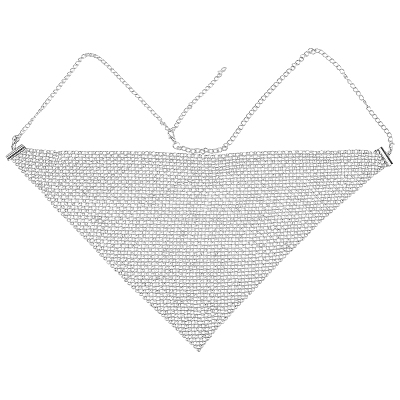 Triangle Alloy Headwear Masquerade Masks AJEW-WH20067-054S-1