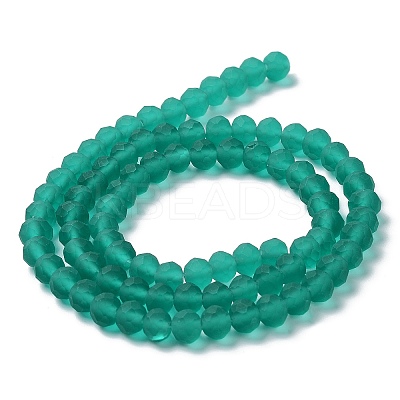 Transparent Glass Beads Strands EGLA-A034-T6mm-MD18-1